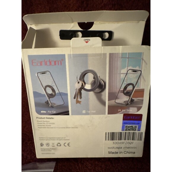Earldom Universal Folding Mount Holder EH235 Magnetic Mount Open Box - Picture 3 of 10